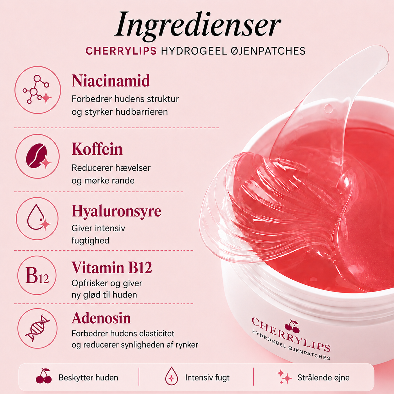 Kollagen Øjenplastre (60 stk.)